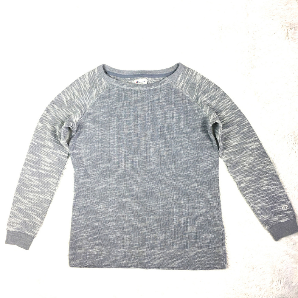 Champion Thermal Long Sleeve Shirt Heather Gray S